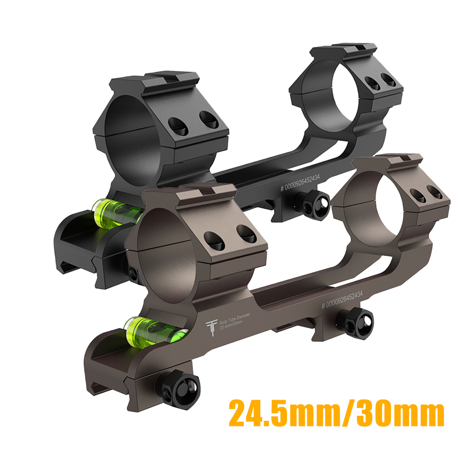 Wood Lathe Bed Extension - ワンピース片持ち式レベルブラケット 25.4/30mm レールスコープ レベルゲージ付き ピカティニーレールマウント用 20mm