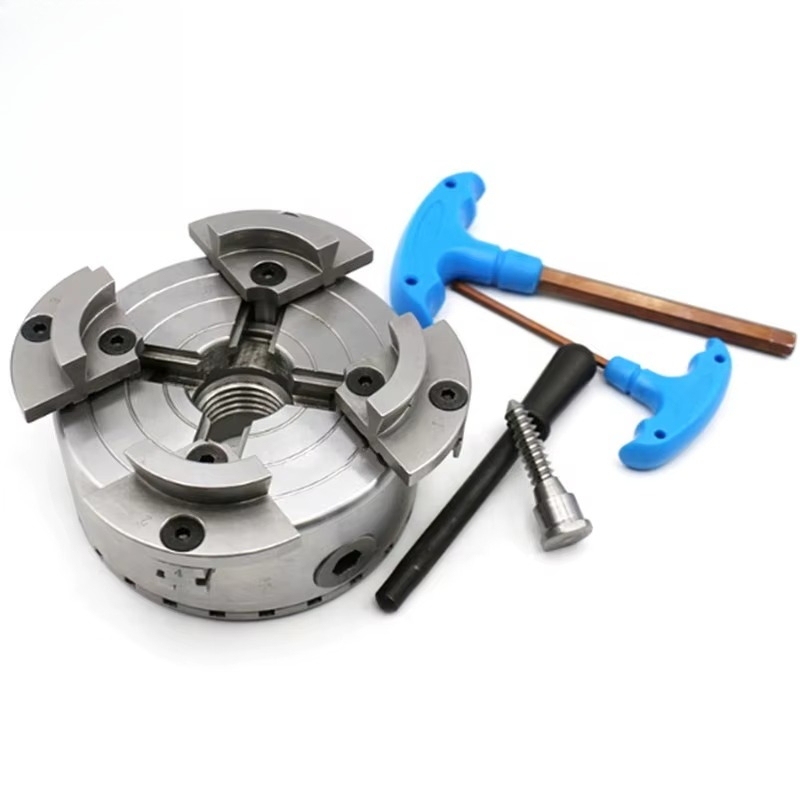 Wood Lathe Chuck 4 Jaw - 4爪セルフセンタリング木工旋盤チャックセット KP 96、ネジ山1/8インチTPI付き