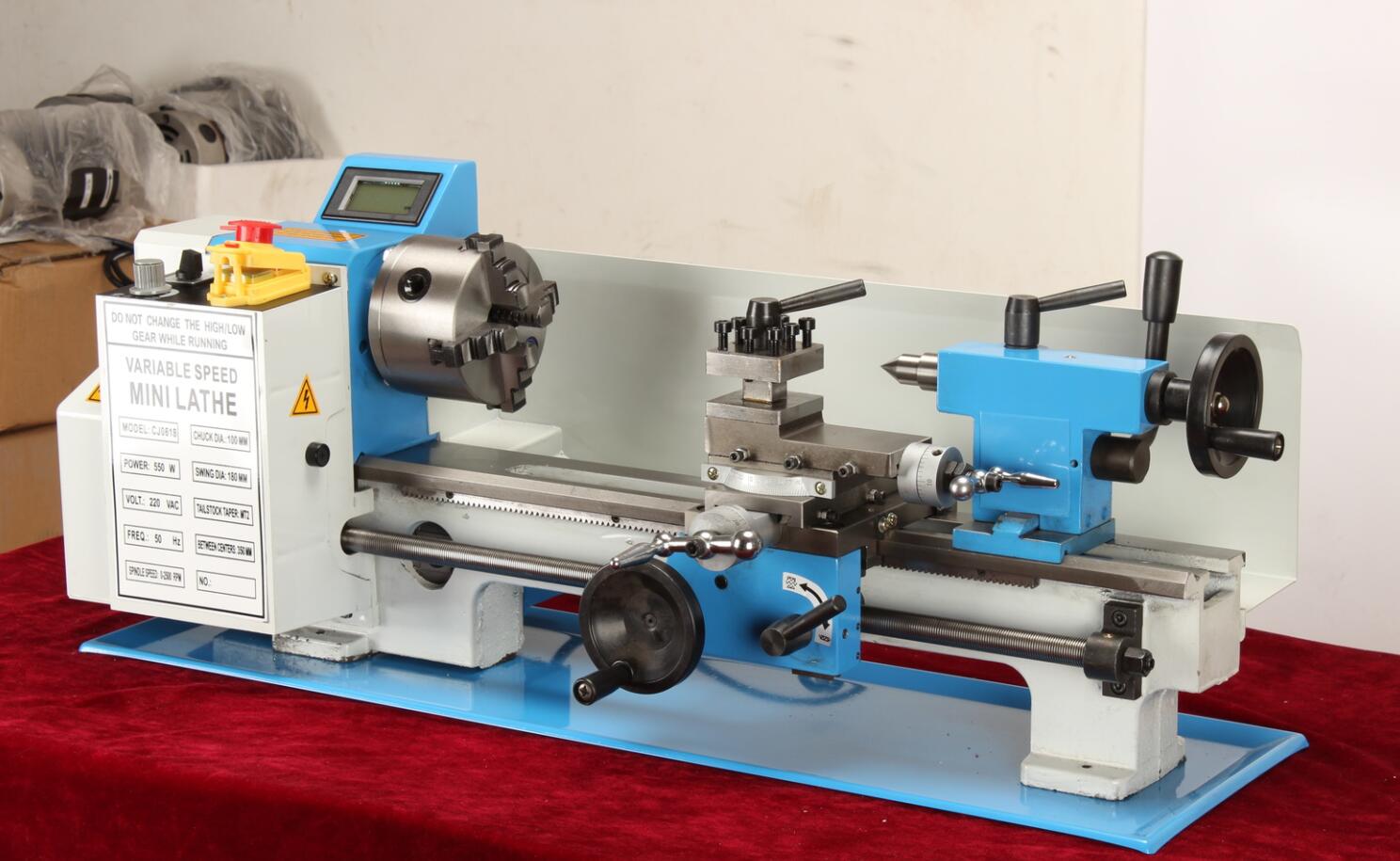 Mini Metal Lathe 7X14 - 趣味用ミニ旋盤 7x14 メタルギア 家庭用小型卓上旋盤 BHC0618 スピンドルボア32mm