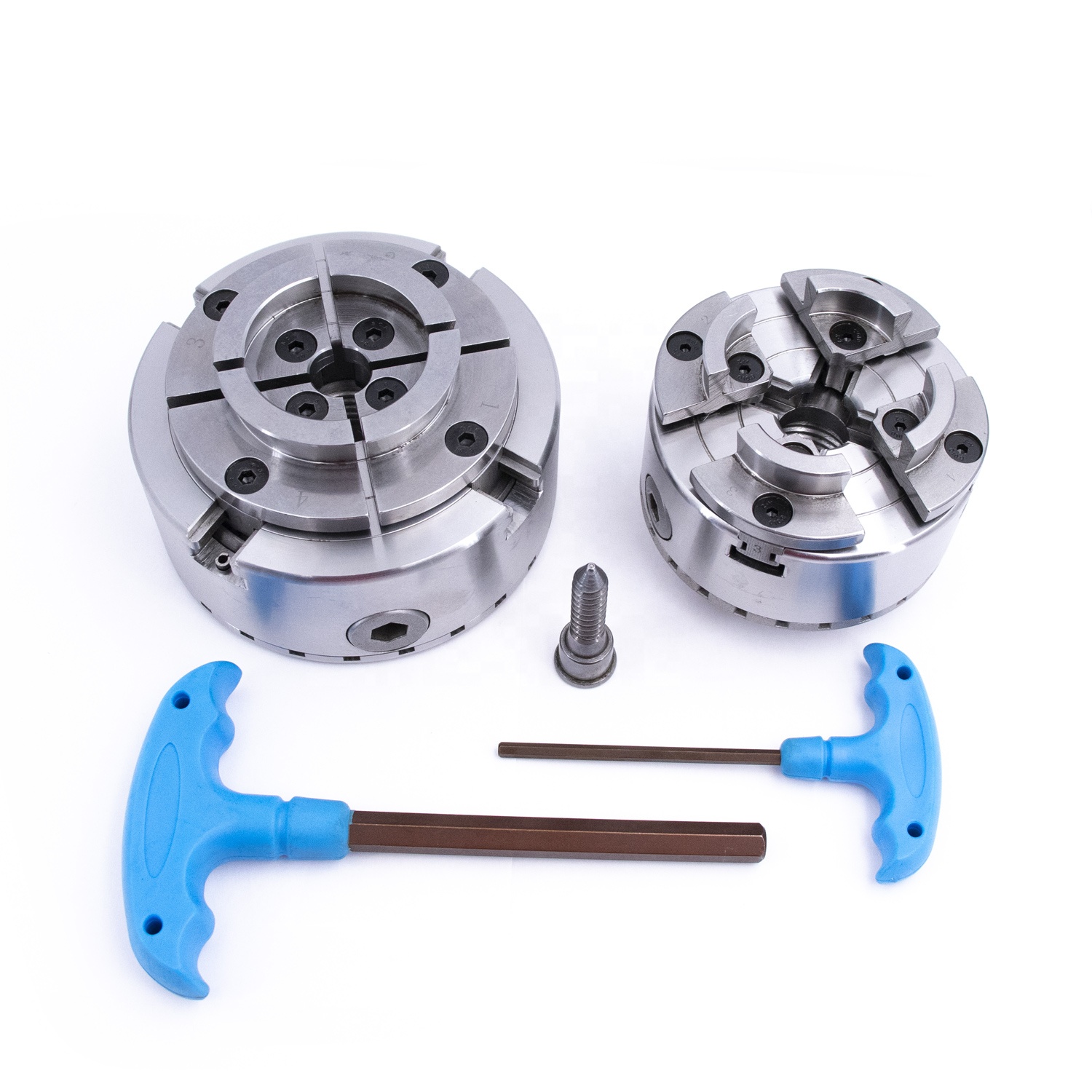 Wood Lathe Chuck 4 Jaw - 1インチ-8インチ M33ネジ付き木工旋盤チャック 4ジョーチャック KP96 KP70 セルフセンタリングチャック