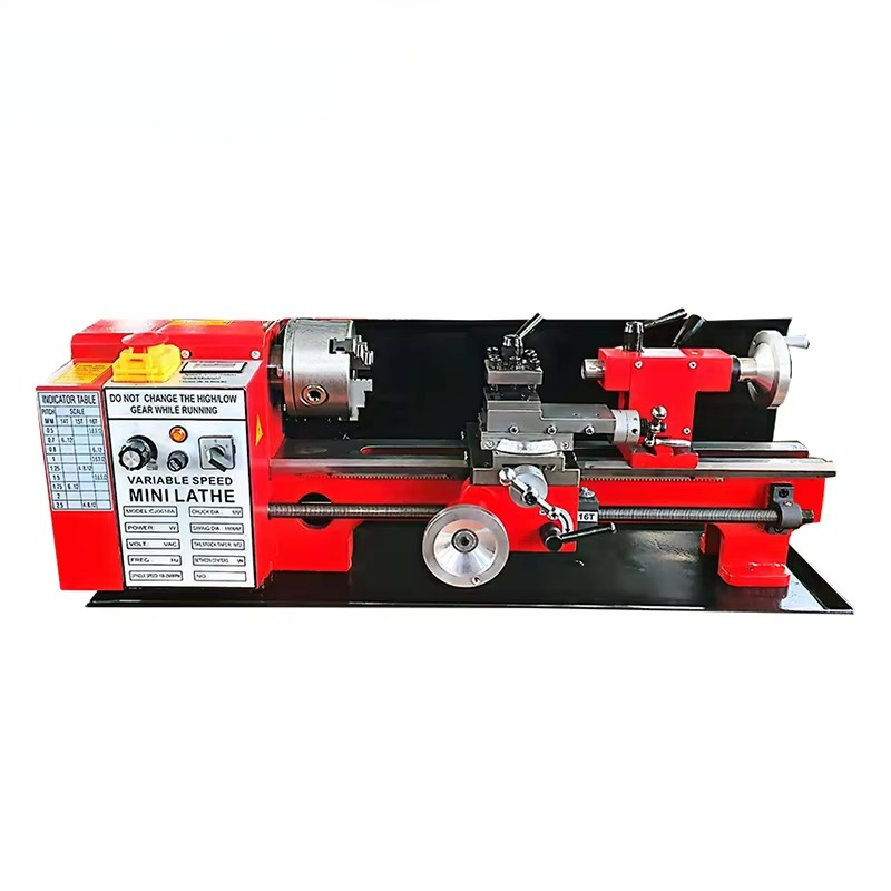 Bench Lathe 750W Metal - 新型デザインミニ旋盤 750W 家庭用小型卓上旋盤 穴径32mm チェイスダイヤル付き メタルギア販売中