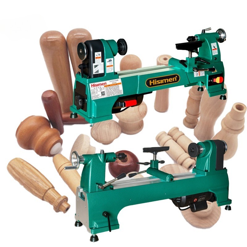 Cnc Wood Lathe Machine - 知恵CNC自動送りデジタル表示ミニ旋盤可変速木材旋盤木工旋盤