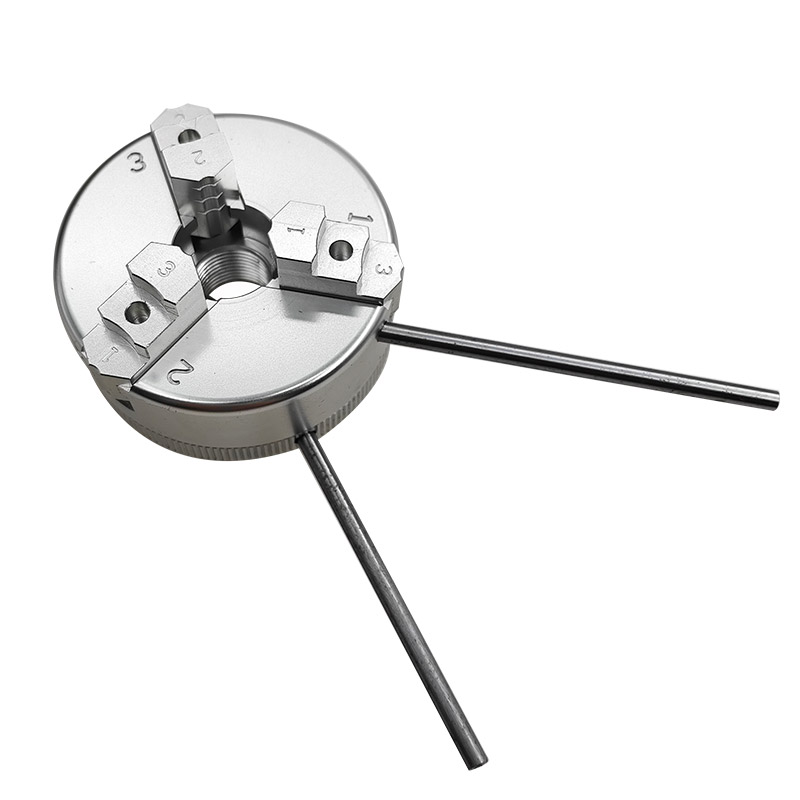 Wood Lathe Chuck 4 Jaw - 48 ミリメートルミニ 3 ジョーセルフセンタリングチャック K11-48 アルミニウム合金旋盤ベンチグラインダードリル木工旋削用