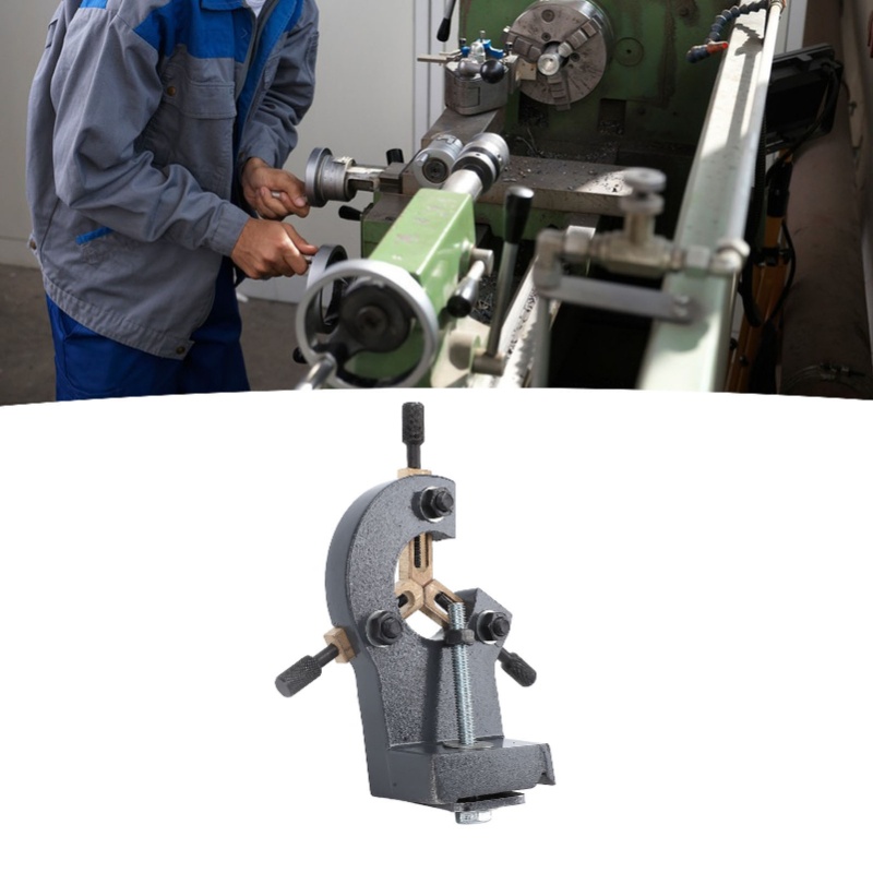 Mini Metal Lathe 7X14 - 木工旋盤用ステディレスト グレー色 金属製 ミニ旋盤用ステディレスト 0618 CJ18