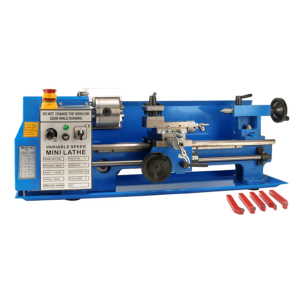 Mini Metal Lathe 7X14 - 中国製小型卓上7x14ミニ金属旋盤