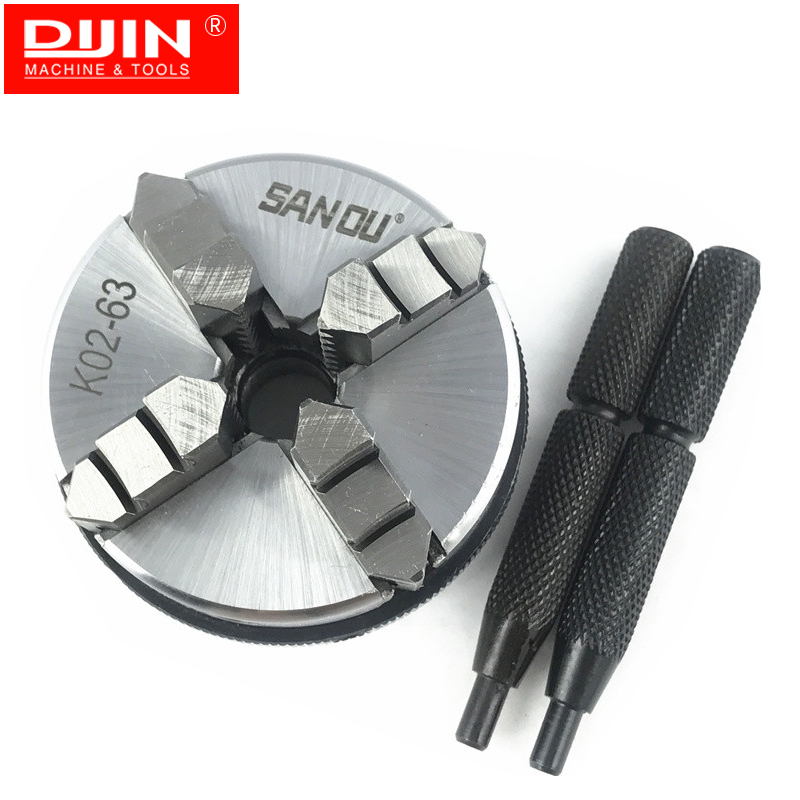 Wood Lathe Chuck 4 Jaw - 旋盤チャック 63mm SANOUブランド 4爪木工チャック K02-63 ミニチャック
