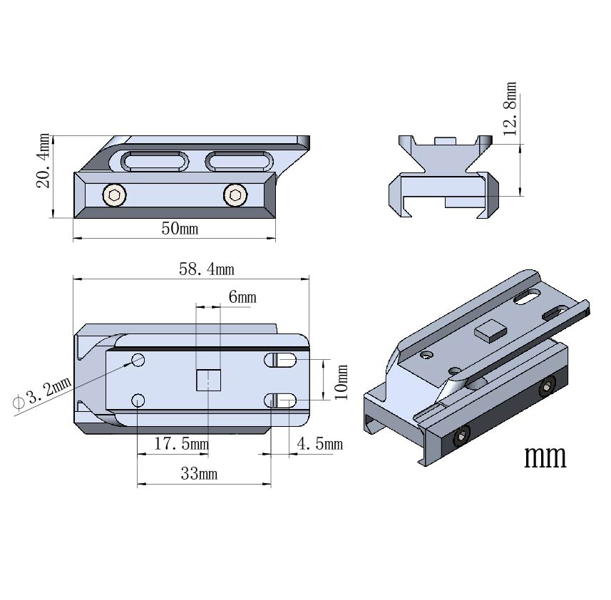 Vector Optics レッド ドット ライザー レール - Wood Lathe Bed Extension のレビューと価格
