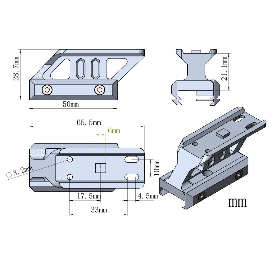 Vector Optics レッド ドット ライザー レール - Wood Lathe Bed Extension のレビューと価格