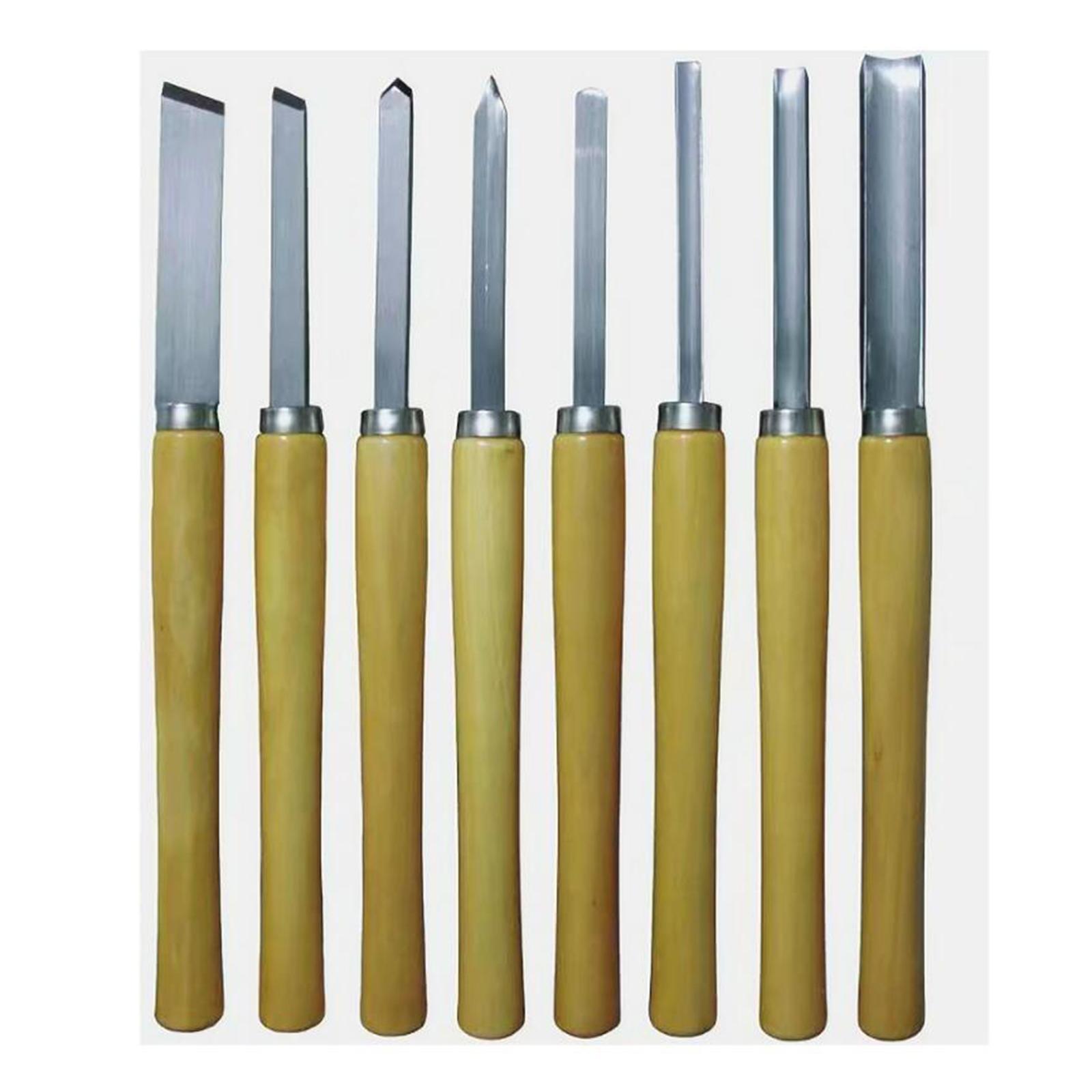 木工用HSS彫刻旋盤セット、鋼製ブレードと木製ハンドル付きツ - Woodturning Tools Set Hss のレビューと価格