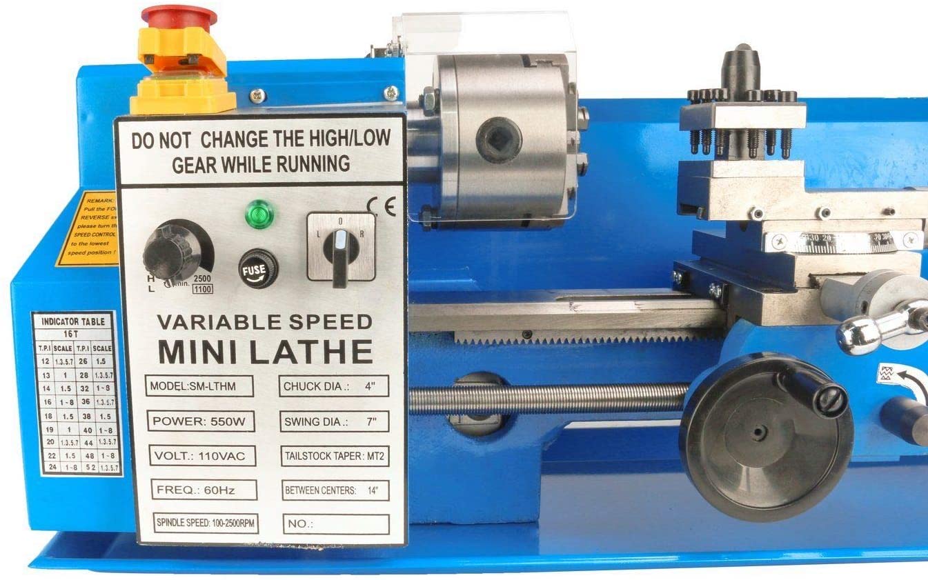 自動水平小型卓上7x14ミニ旋盤金属加工機 - Mini Metal Lathe 7X14 のレビューと価格