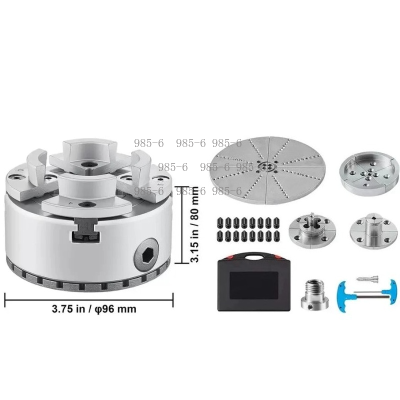 4/5インチ四爪チャック、木工用回転旋盤用セルフセンタリング - Wood Lathe Chuck 4 Jaw のレビューと価格