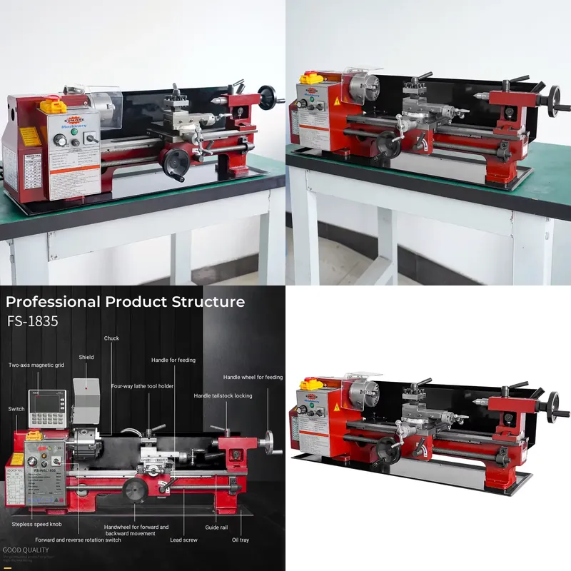 Fusai FS-WBL1835 ミニ金属旋盤マシン マニュ - Bench Lathe 750W Metal のレビューと価格