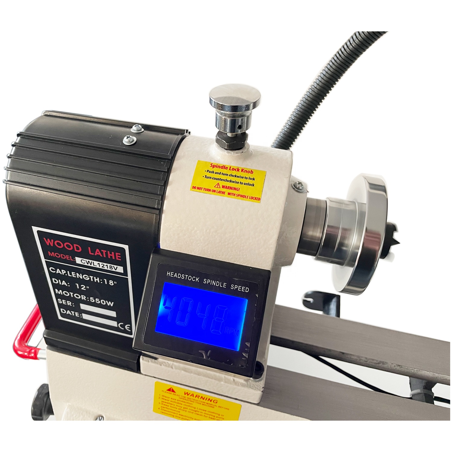 CHANSEN アイテム # CWL1218V 12インチ× - Woodworking Lathe Variable Speed 550W のレビューと価格