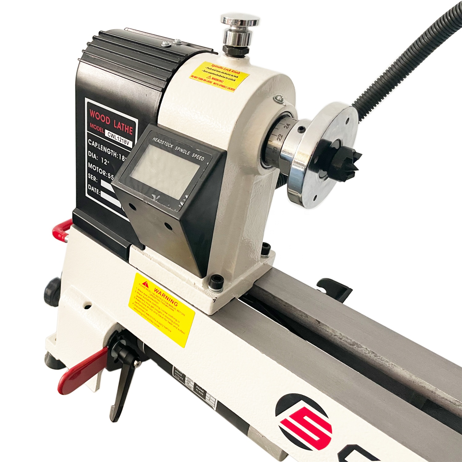 CHANSEN アイテム # CWL1218V 12インチ× - Woodworking Lathe Variable Speed 550W のレビューと価格
