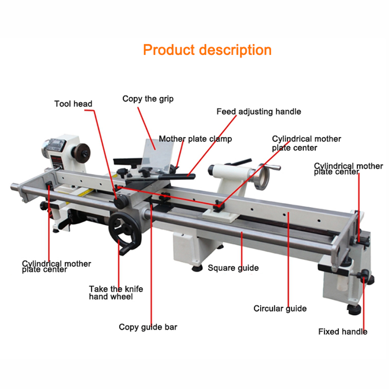 JWL1218VD 木工旋盤用コピーホルダーフレームキット。 - Wood Lathe Bed Extension のレビューと価格