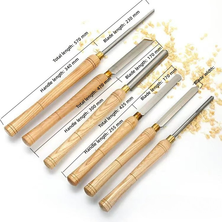 新しい木工旋盤用工具高鋼6点セットHSSカートナイフブナハン - Woodturning Tools Set Hss のレビューと価格