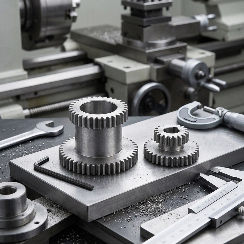 2ピースメタルギアセット CJ0618-0-18用 ミニ旋盤 - Mini Metal Lathe 7X14 のレビューと価格