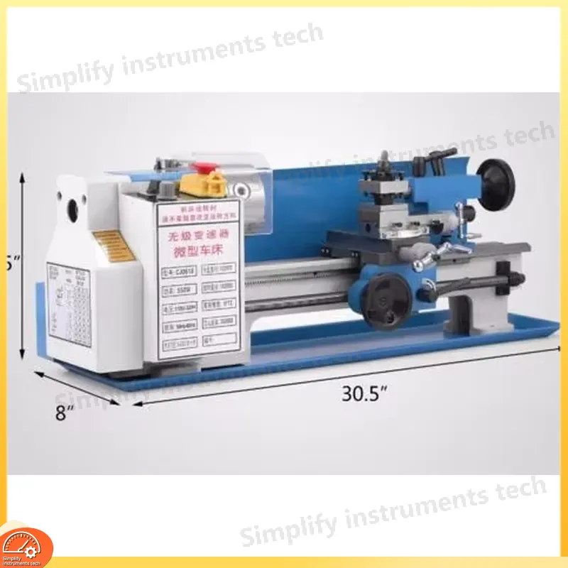 ミニ金属旋盤 7x14 ベンチトップ旋盤 DIY金属加工ギア - Mini Metal Lathe 7X14 のレビューと価格