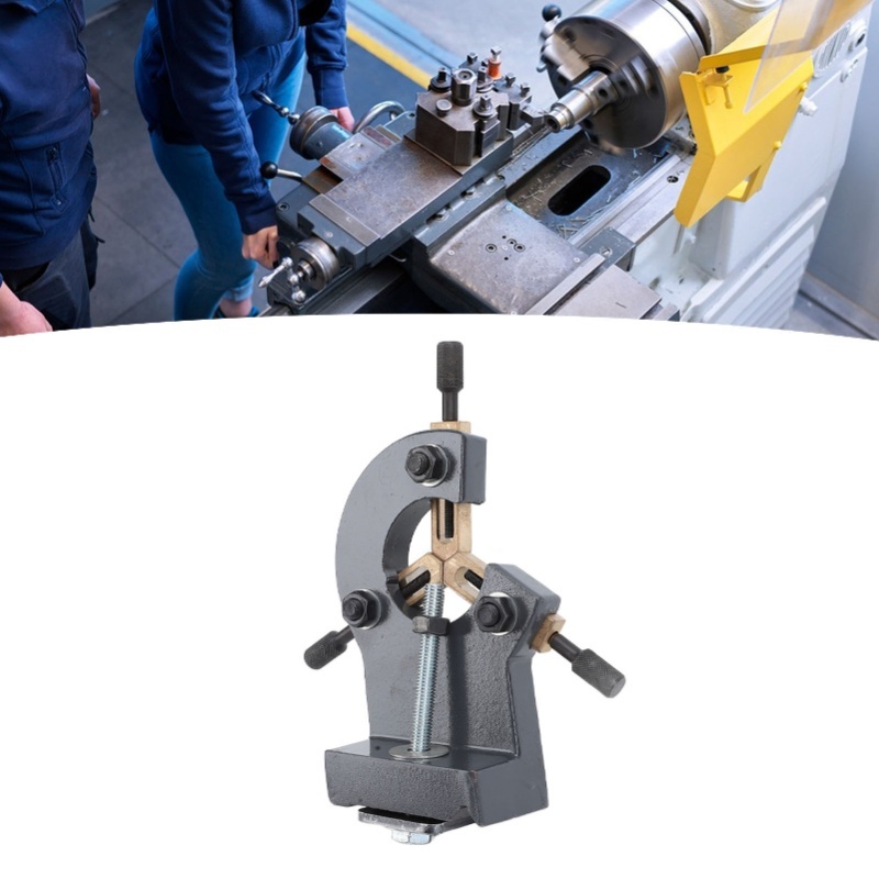 木工旋盤用ステディレスト グレー色 金属製 ミニ旋盤用ステデ - Mini Metal Lathe 7X14 のレビューと価格