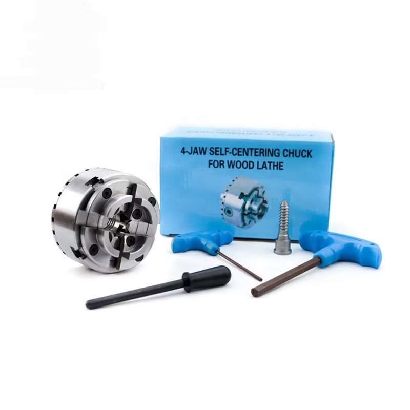 4爪セルフセンタリングチャック（フライス盤用）M40/M33 - Wood Lathe Chuck 4 Jaw のレビューと価格