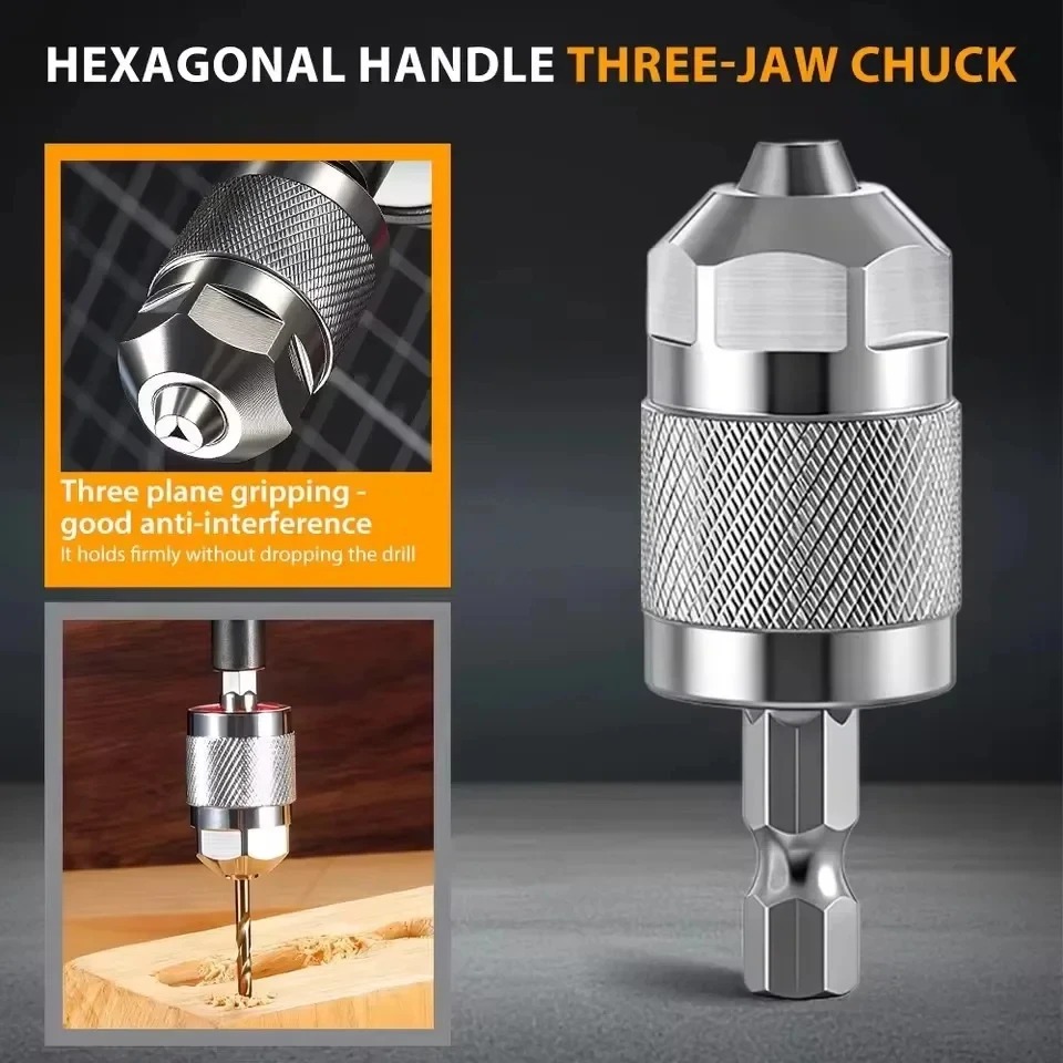3 ジョーキーレスドリルチャックアダプター 1.5-6.5  - Wood Lathe Chuck 4 Jaw のレビューと価格
