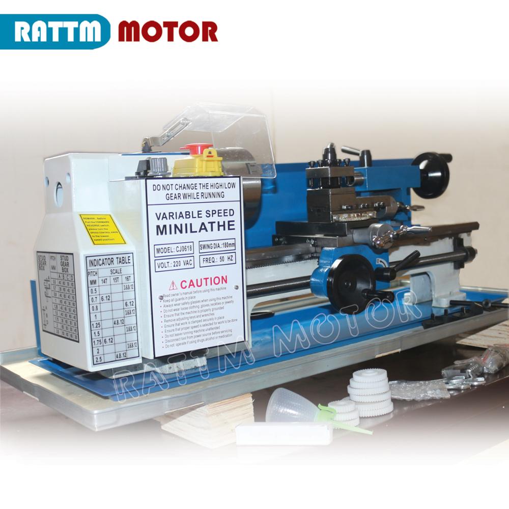 ミニ旋盤 CJ 0618 550W 7インチ x 14インチ - Woodworking Lathe Variable Speed 550W のレビューと価格