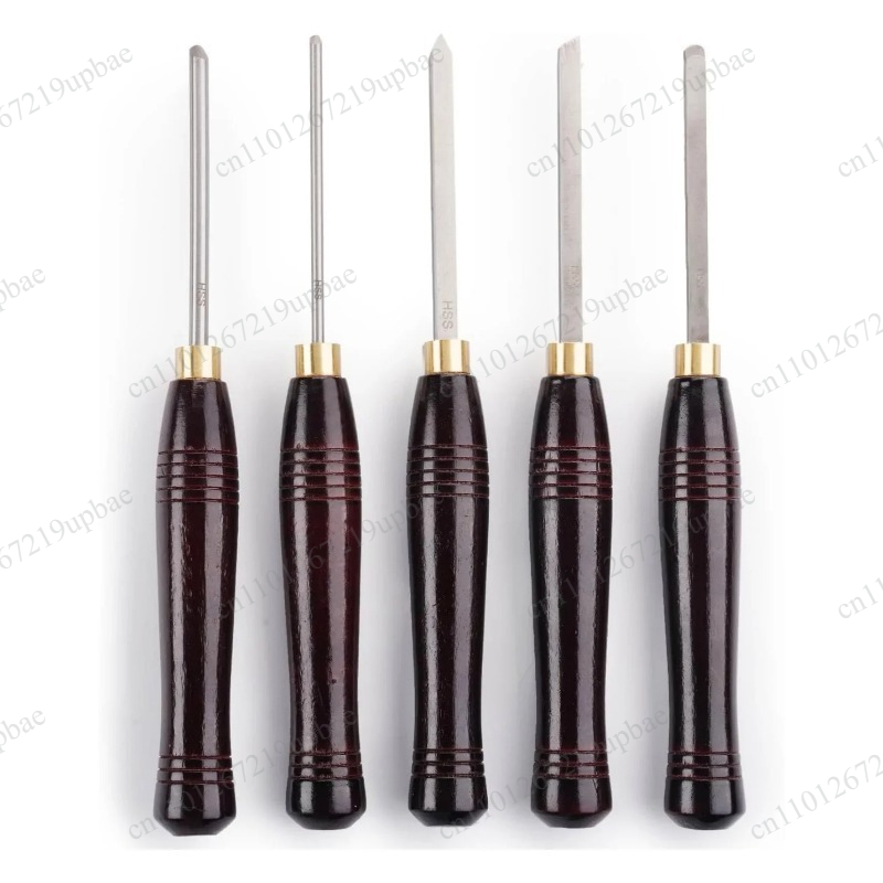 5点セット HSS旋盤用チゼルセット 高速鋼製木工旋盤工具  - Woodturning Tools Set Hss のレビューと価格