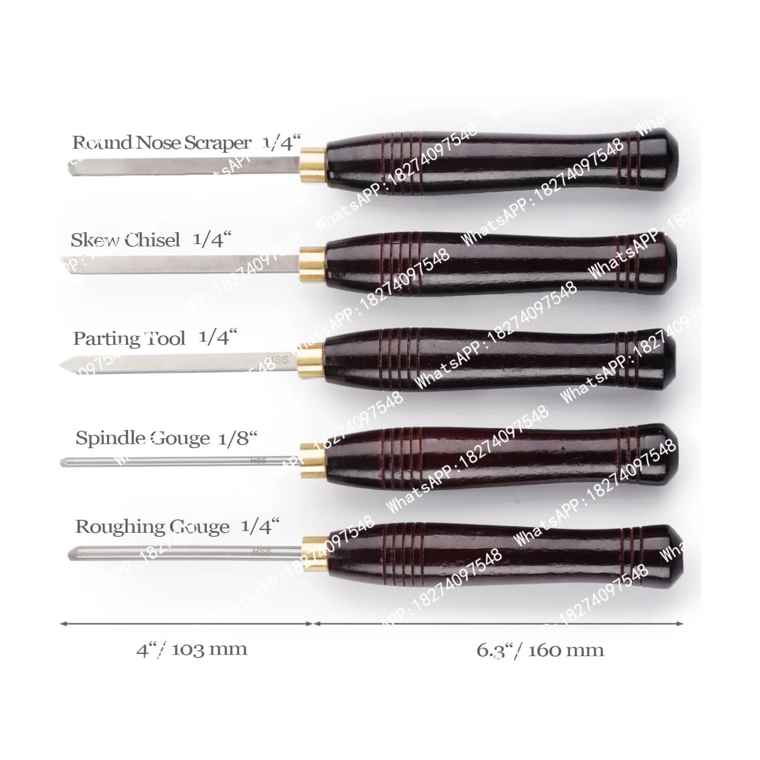 5個入りHSS木工旋盤用ツールセット、木製ボックス付き高速鋼 - Woodturning Tools Set Hss のレビューと価格