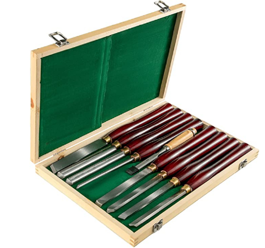 人気商品8ピースブレード木工旋盤ツールセット、木工旋盤用ツー - Woodturning Tools Set Hss のレビューと価格