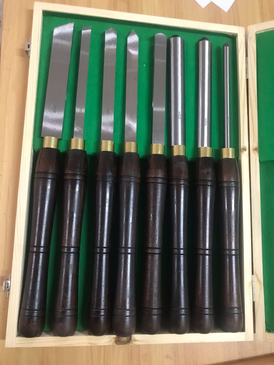 人気商品8ピースブレード木工旋盤ツールセット、木工旋盤用ツー - Woodturning Tools Set Hss のレビューと価格