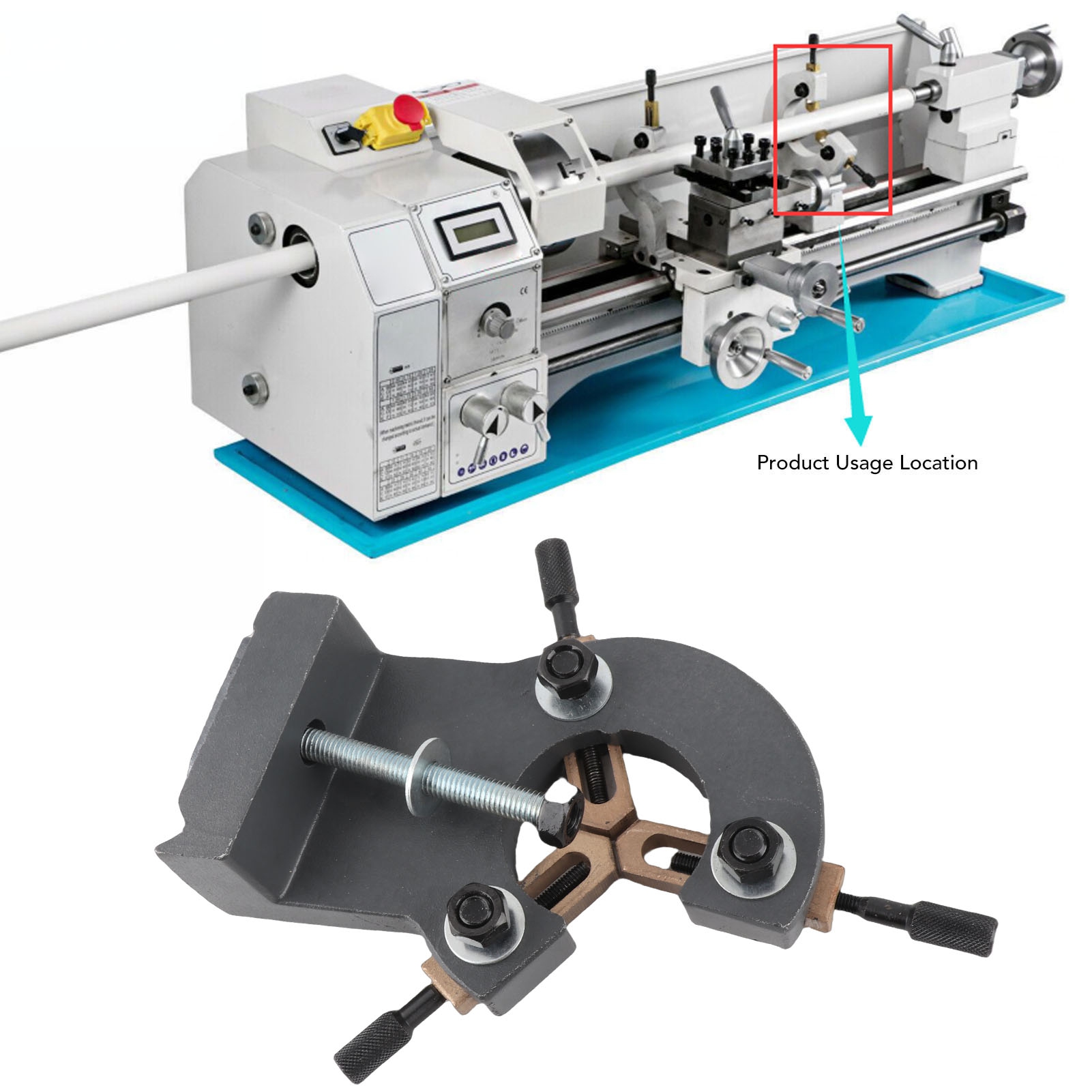 ミニ金属旋盤,安定したレスト,灰色,0618 cj18 cj - Mini Metal Lathe 7X14 のレビューと価格