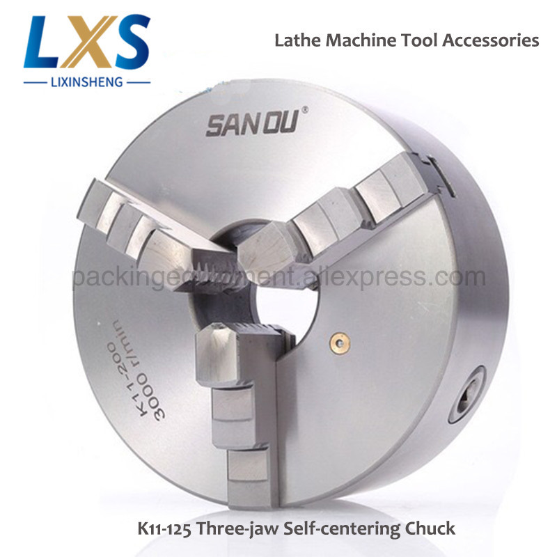 Sanou-機械式旋盤用手動チャック,セルフセンタリング,高 - Lathe Chuck 3 Jaw 125Mm のレビューと価格