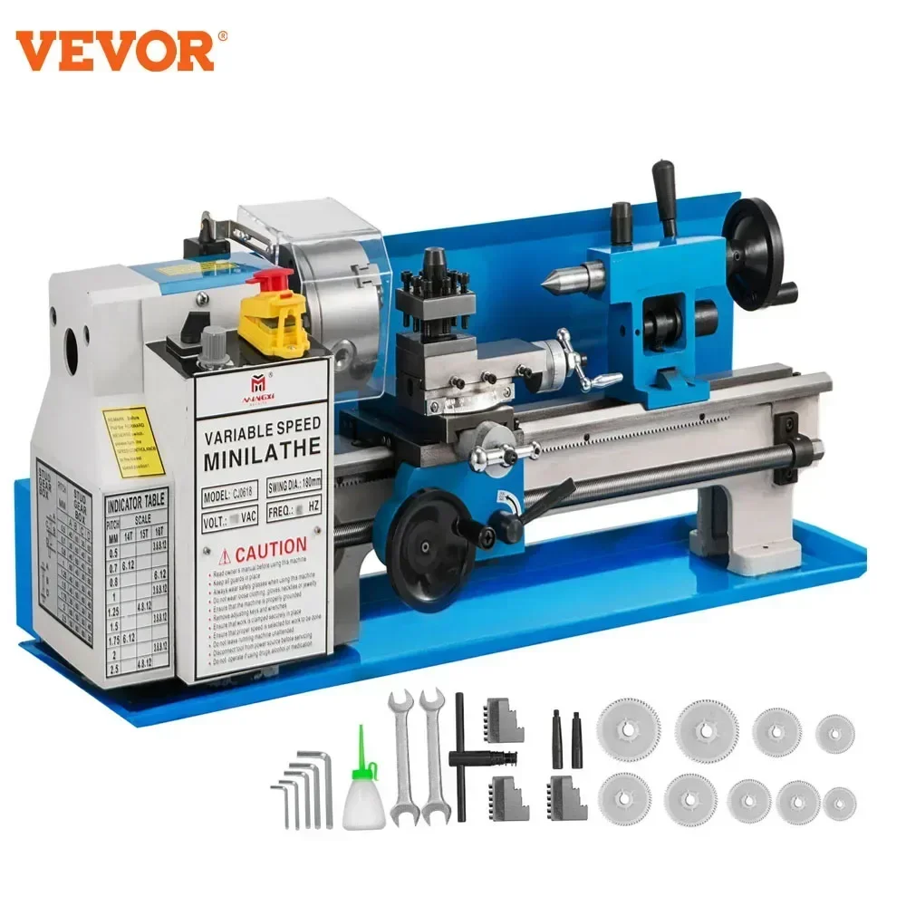 SIHAO ミニ金属旋盤機 7X14インチ 550W DIY - Mini Metal Lathe 7X14 のレビューと価格